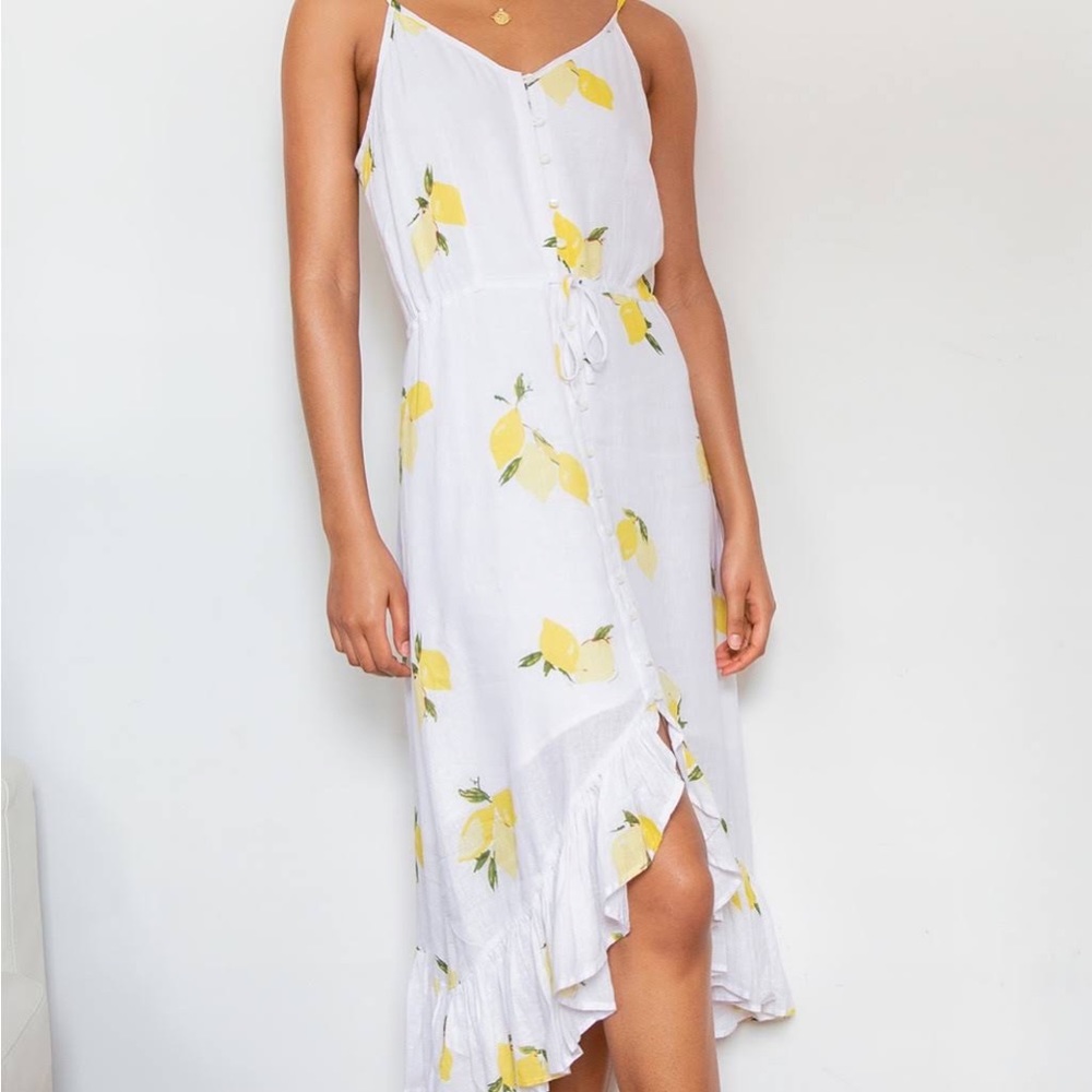 Rails Frida Dress- lemon print NWT